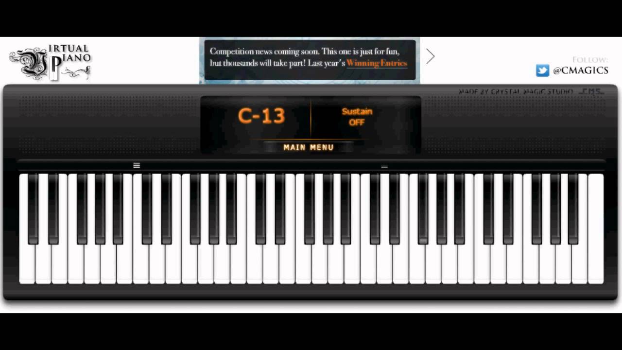 Havanna Piano Sheet Music Virtual Piano