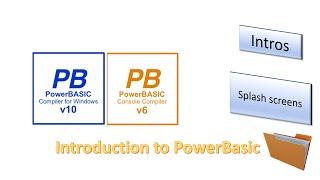 Introduction to Programming with PowerBasic compilers - An overview of Splash screens.