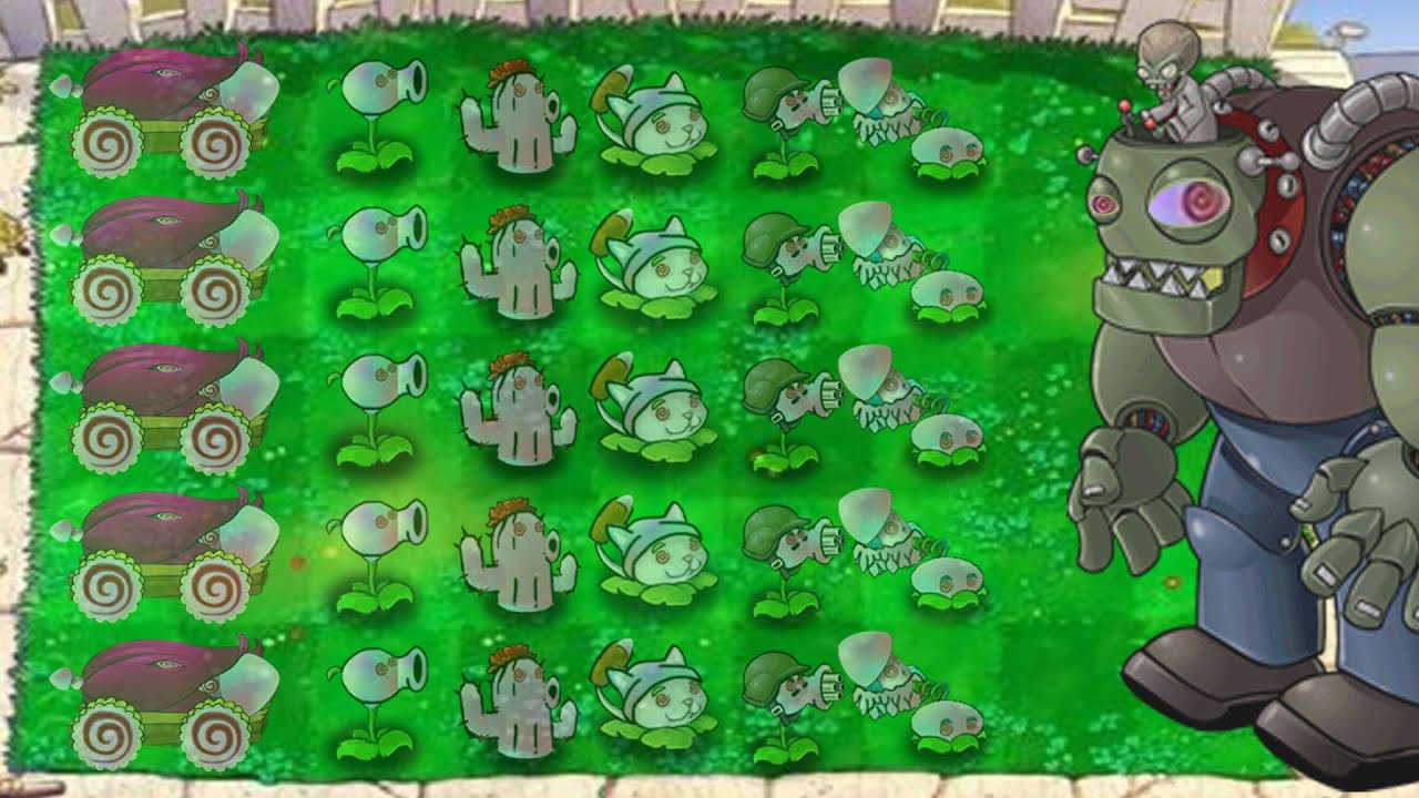 SEEING ALL HYPNO PLANTS VS 99 DR ZOMBOSS PLANTS VS ZOMBIES BATTLEZ ...