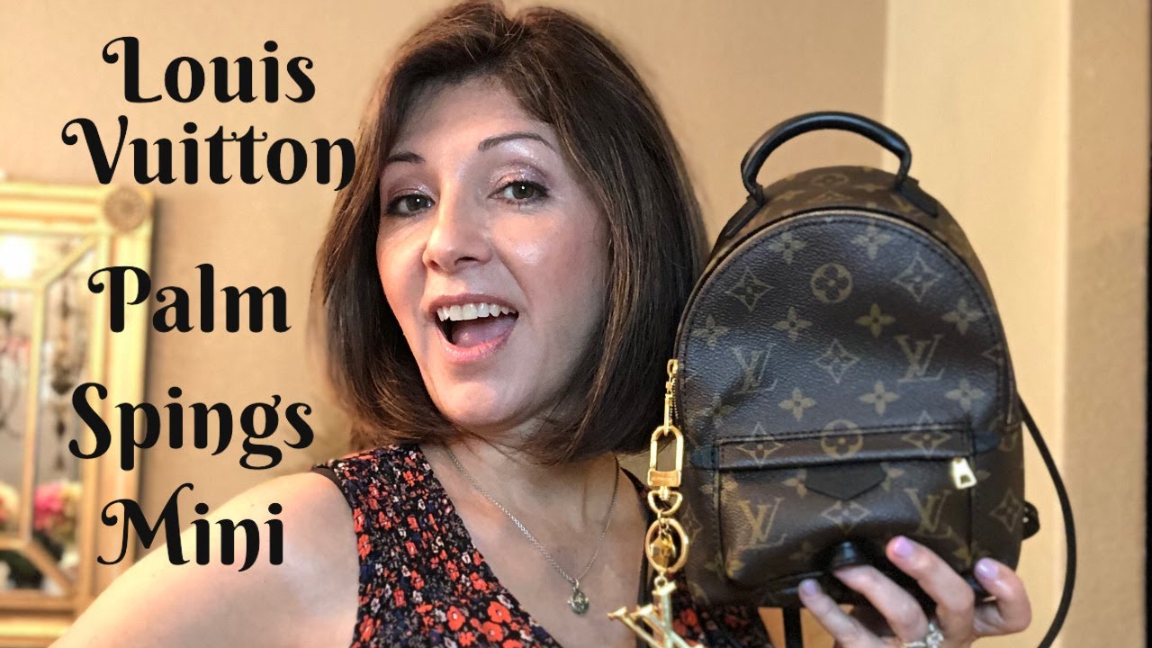 【小旅行もOK♪】Louis Vuitton★トイレタリー・バッグ LOUIS VUITTON PALM SPRINGS MINI REVEAL & MOD SHOTS & WHAT