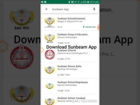 Sunbeam App (New)|| Getting Started With EduNext
