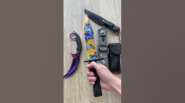 Do you know the names of these csgo kinfe Could you tell me #csgoclips#csgo #unboxing#csgo