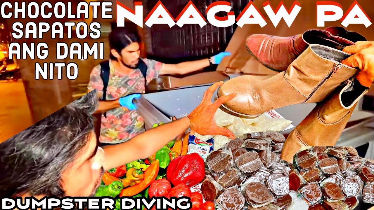 Dumpster Diving | Jackpot sa mga Chocolate,Sapatos at Gulay Si misis nagsalita din sa wakas…