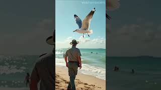 The Man Thought No One Saw His Crime.  #seagulls , #turtle , #justice , #crime