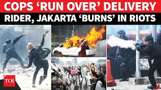Indonesia Boils: Rioters Storm Police HQ, Torch Buildings, Hurl Fireworks | Watch ‘Bloody’ Unrest