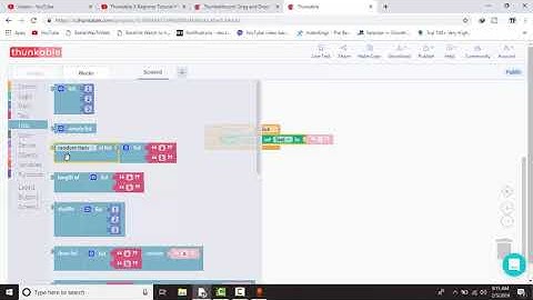 How to make Random Answer Generator App without coding - Thunkable tutorial in hindi/urdu