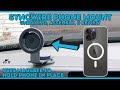 Syncwire phone car mount using magsafe unboxing assembly  review