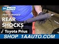 How to Replace Rear Shocks 2010-15 Toyota Prius