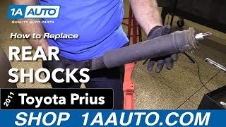 How to Replace Rear Shocks 10-15 Toyota Prius