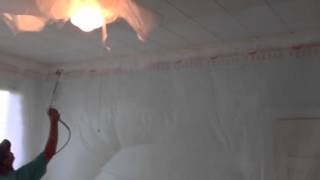 Spraying Primer on Ceilings - Sherwin Williams ProBlock
