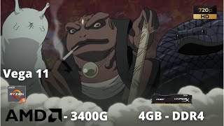 NARUTO SHIPPUDEN: Ultimate Ninja STORM 4 - Ryzen 5 3400G - VEGA 11 (Vídeo Integrado)