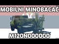 Prvi srpski mobilni minobacač M120 kal.120mm br. N000000 M120 First Serbian Mobile Mortar cal.120mm