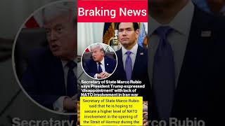 Trump “Disappointed” With NATO? Rubio Reveals SHOCK Iran War Tensions | US News Live
