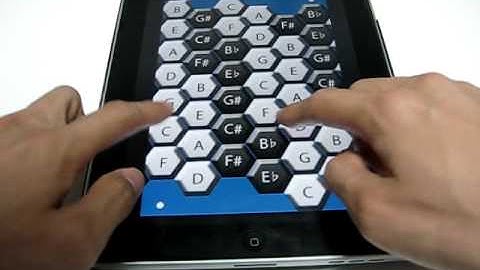 Hex Keys 1.2 on iPad -musical keyboard for iPhone/iPod touch/iPad-