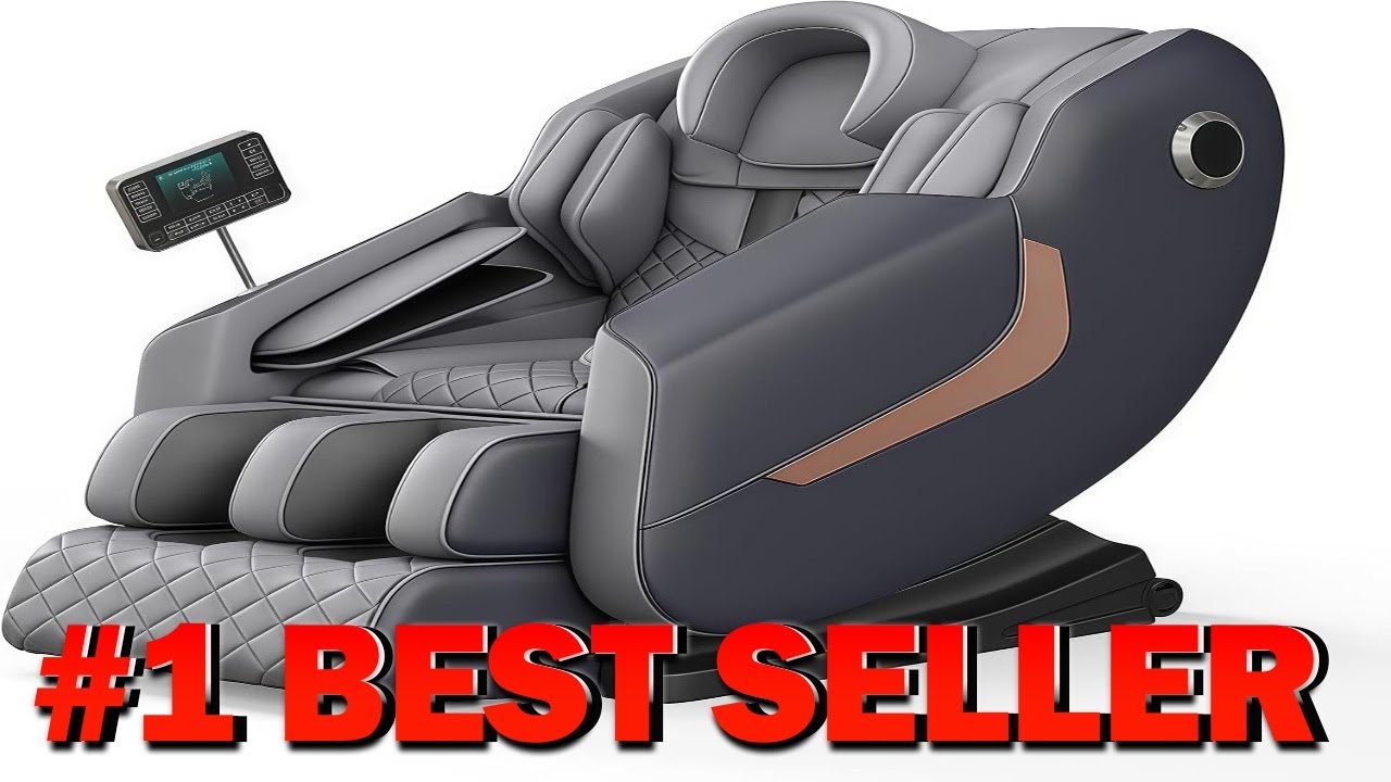 Full Body Massage Chair Zero Gavity with SL Rails and Heating Yoga Stretchable - B0DX6SV56J