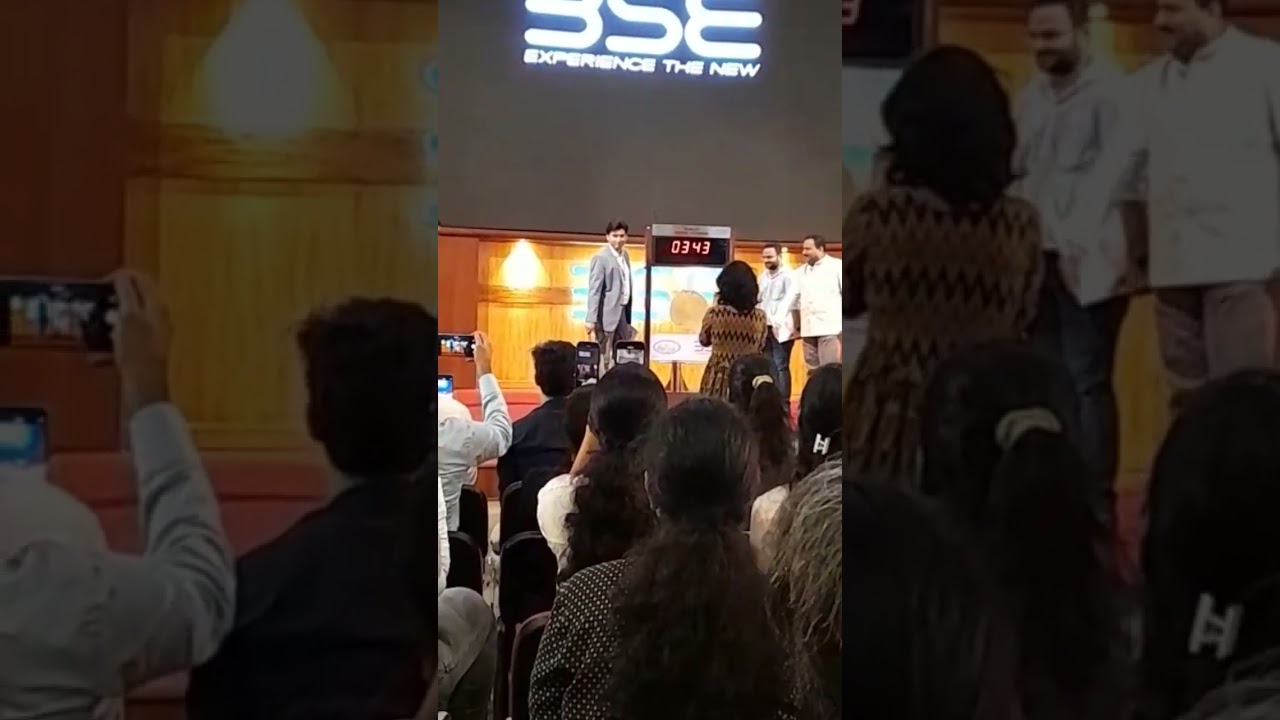 Ringing of gong at bse || Bombay stock exchange || 