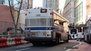 MTA Bus Company 2005-07 MCI D4500CL Commuter Coach 3328 on Route BM1