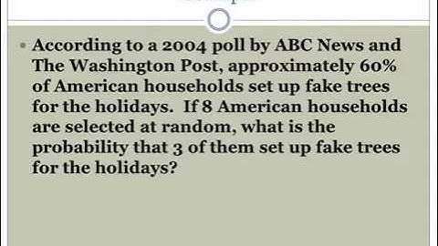 TI-83: Binomial Distribution