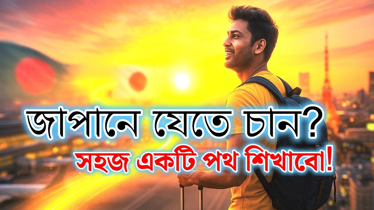 জাপানে যেতে চান? থাকতে চান ? সহজ একটি পথ শিখাবো।