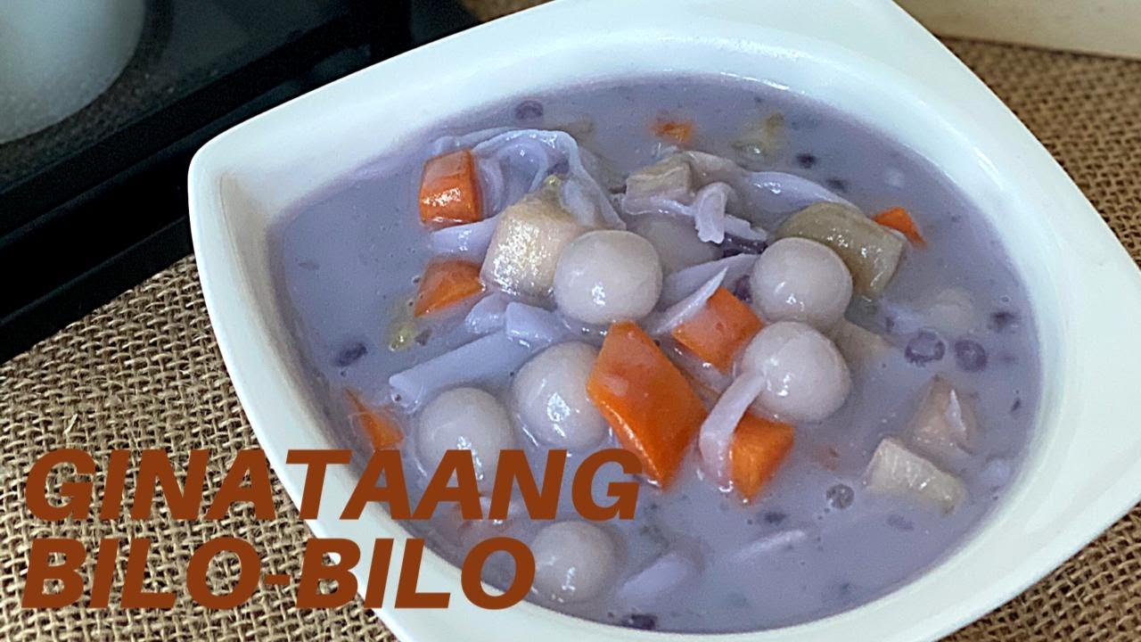 HOW TO COOK GINATAANG BILO-BILO - YouTube