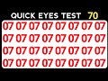 Find The Odd One Out | Ultimate Eyes Test | Number and Letter Edition