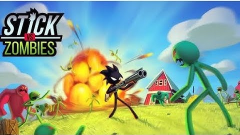 Stickman vs Zombies.Gamplay walkthrough part -1 . chapter -1 (iOS Android)