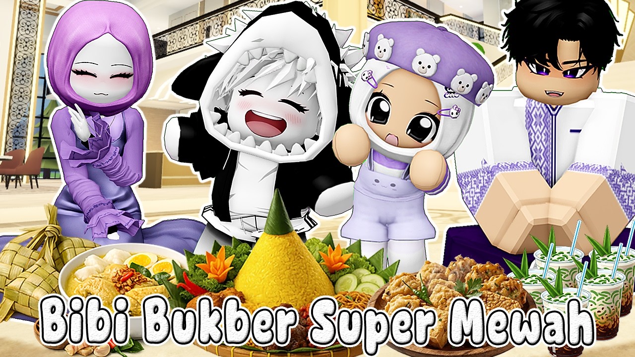 BIBI BERBUKA PUASA SUPER MEWAH DI RUMAH UNCLE-BIMALA RAMADHAN EDITION || BROOKHAVEN🏡ROBLOX INDONESIA