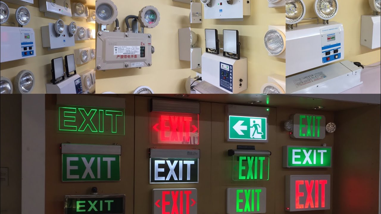 We Supply & Install LED Exit Signages, LED Emergency Lightings ...