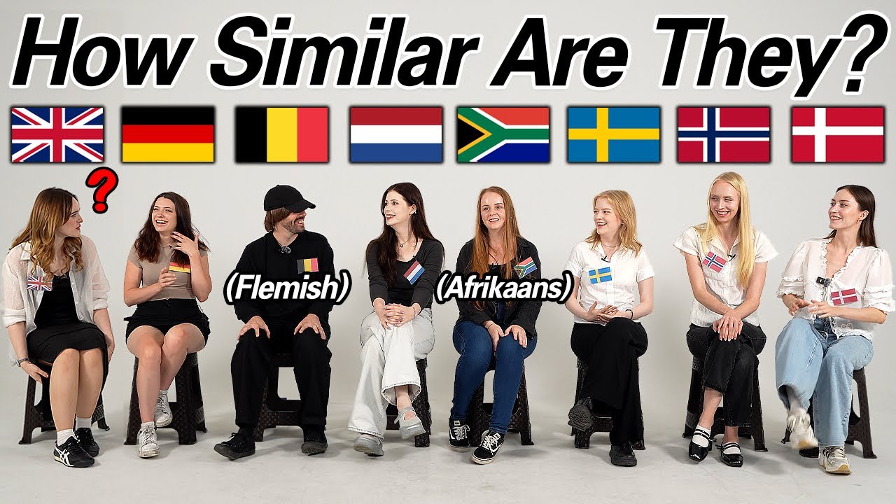 Могут ли 8 носителей германского языка понимать друг друга?