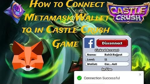 Castle Crush | How to Connect Metamask Wallet in Castle Crush Game ✅️