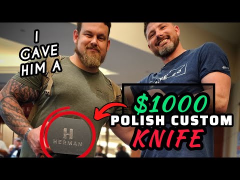 Exciting Random People By Giving Away Thousands in Knives at Worlds Biggest Knife Show BladeShow2025