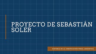 Proyecto de Sebastián Soler