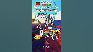 Can we get a subscriber from every European country and the US? (part 6) #europe #geography #map