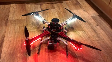 naza dji f450 with GPS custom mods