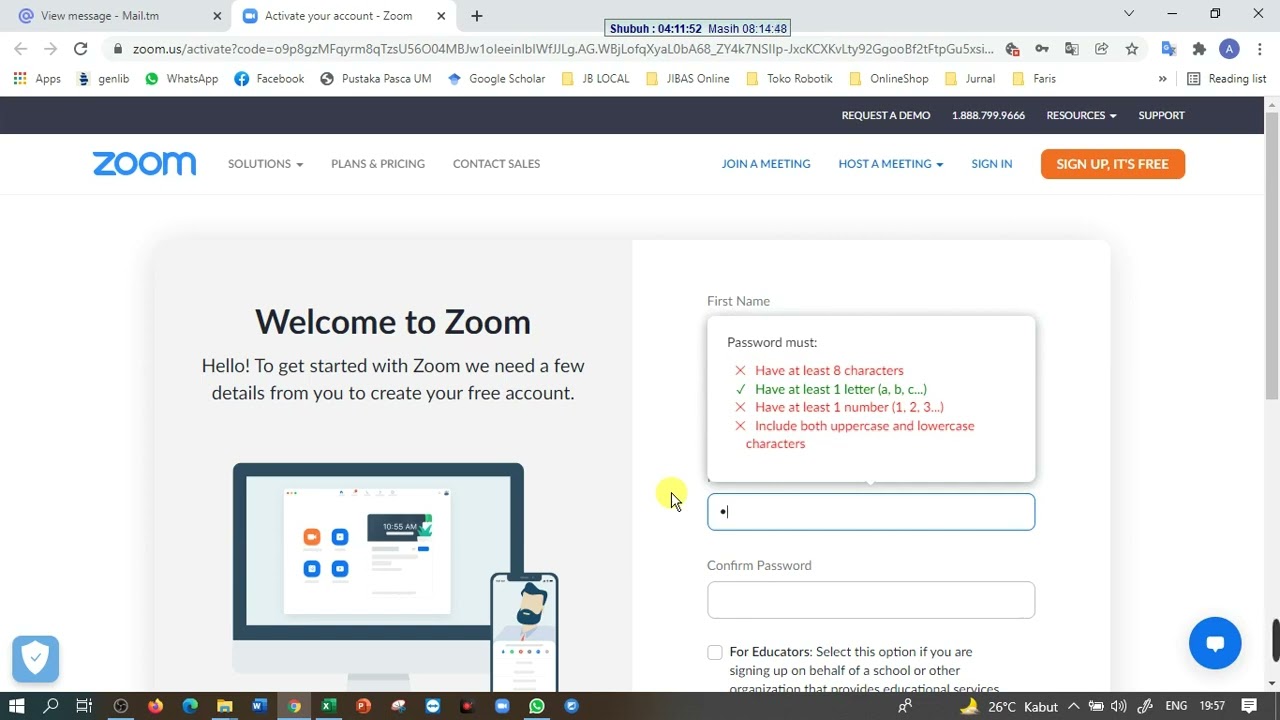 Membuat Zoom meeting free lebih dari 40 menit 