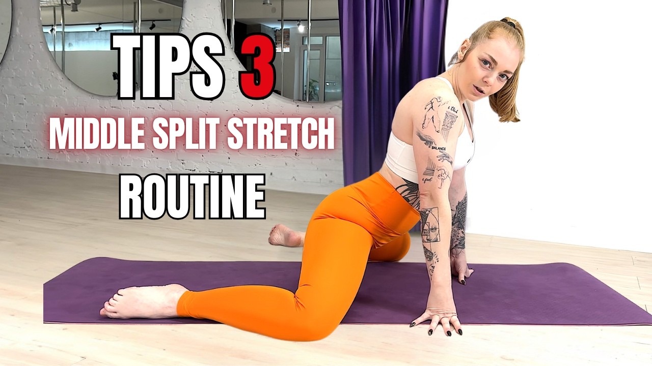 Middle Stretch Middle Split Stretch Routine! Deep Inner Thigh Flexibility Training! 4k ...