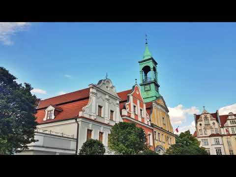 Kluczbork - miasto założone przez Krzyżowców #Kluczbork #Rynek #opolskie (video 4K)