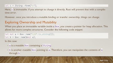 Understanding Immutable Variables in Rust: The Nuance of Immutability and Ownership