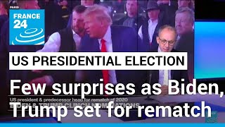 Biden, Trump set for rematch most Americans don't want to see • FRANCE 24 English