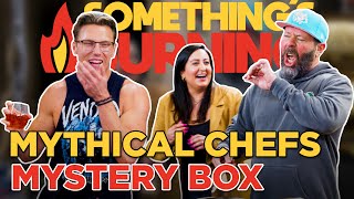 A Mystery Meal with Mythical Chefs | Something’s Burning | S3 E17