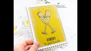 Unity Quick Tip: Sparkle and Shine Champagne Card