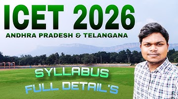 ICET 2026 syllabus & Full details 