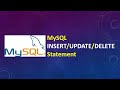 MySQL INSERT|UPDATE|DELETE Statements