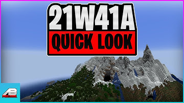 Minecraft 1.18 21W41A - Quick Look - Seed Generation Changed Again