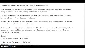 Lesson 1.3 Variables and Types of Data