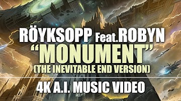 Röyksopp feat.Robyn - "Monument" 4K AI Music Video