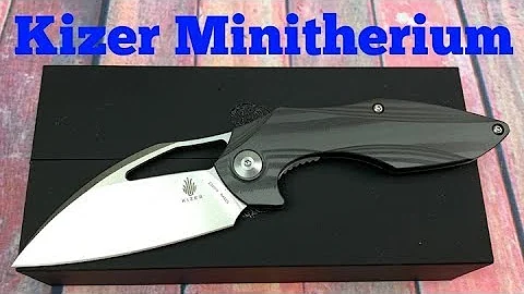 Kizer Minitherium Knife  Elijah Isham design  The ...