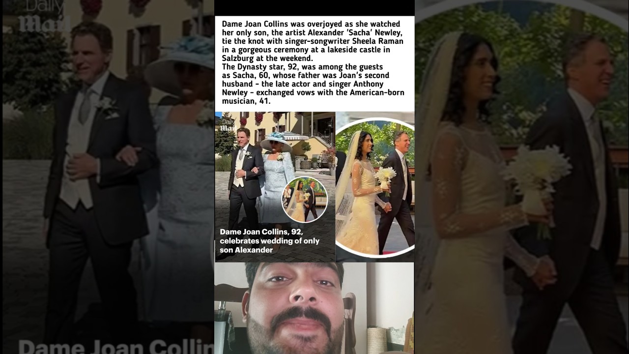 Dame Joan Collins son wedding 