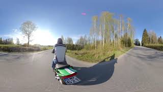 Motorcycle ride in Finland. Insta360 one +