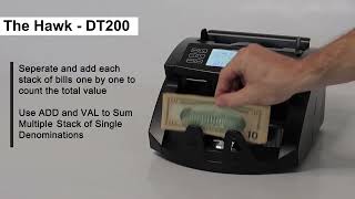 DT200 - Single Denomination Value Count Mode